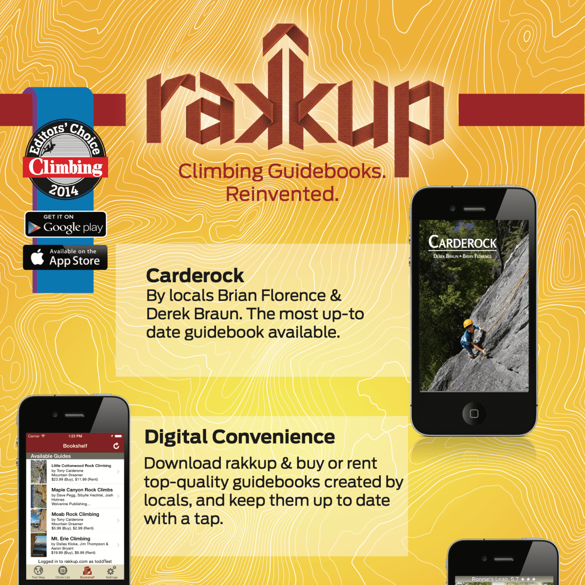 Our rakkup Carderock&nbsp;guidebook!